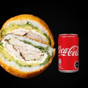 Burger katsu + bebida 350 ml